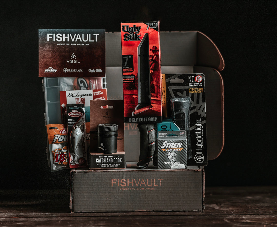 FishVault's August 2023 Fishing Subscription Box